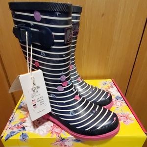 Joules Berry Stripe Rain Boot